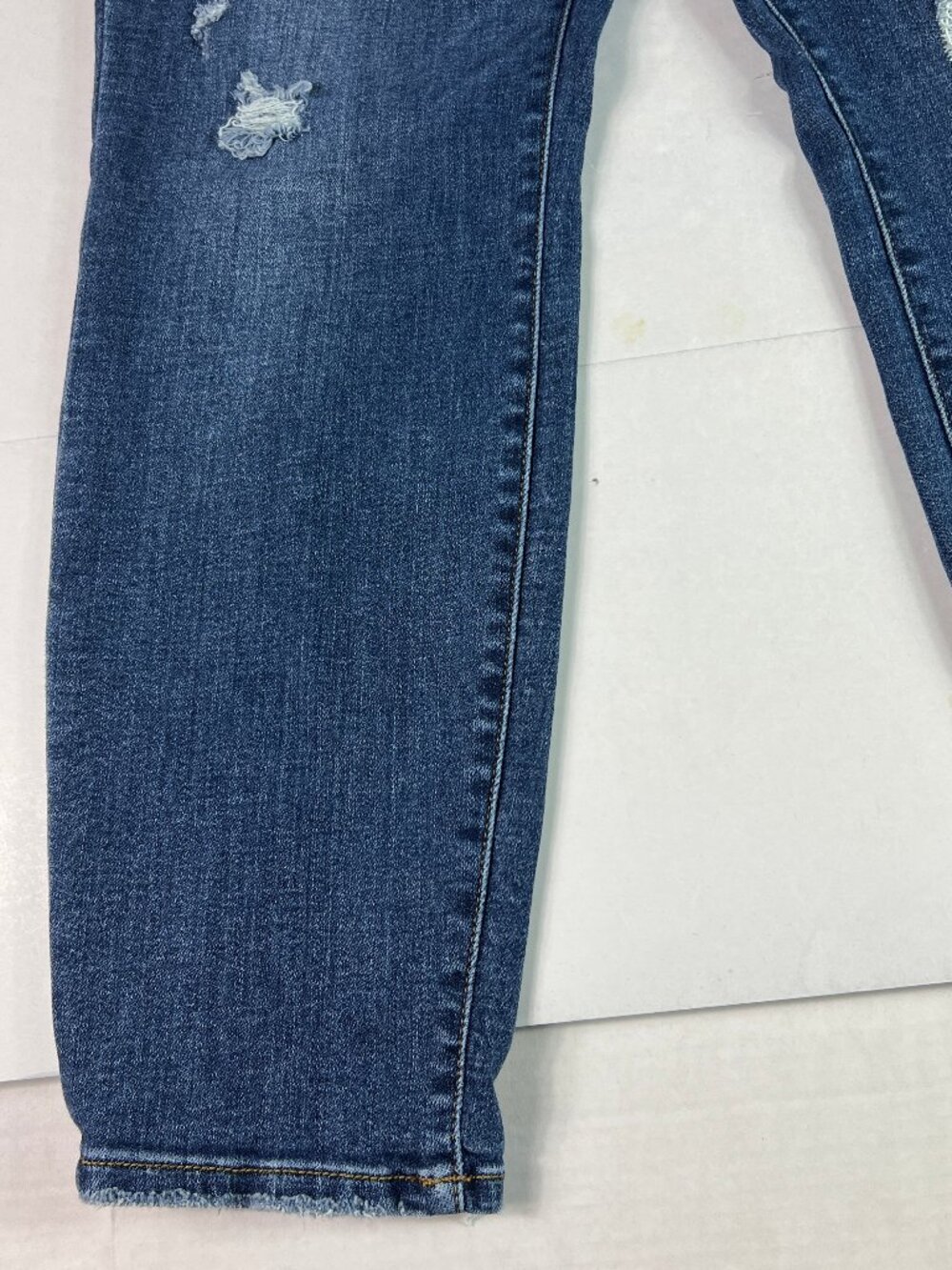 Judy Blue Jeans Women's Plus 34x28* Slim High Rise Blue Distressed Denim Tag 14W - Picture 6 of 16